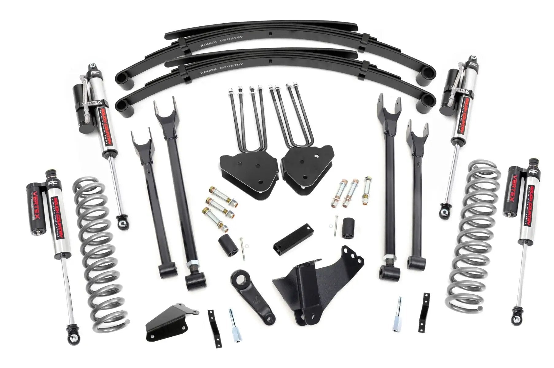 6 Inch Lift Kit | Gas | 4 Link | RR Spring | Vertex | Ford F-250/F-350 Super Duty (05-07) by Rough Country