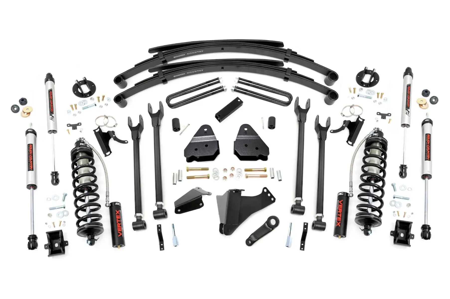 6 Inch Lift Kit | Diesel | 4 Link | RR Spring | C/O V2 | Ford F-250/F-350 Super Duty (05-07) by Rough Country