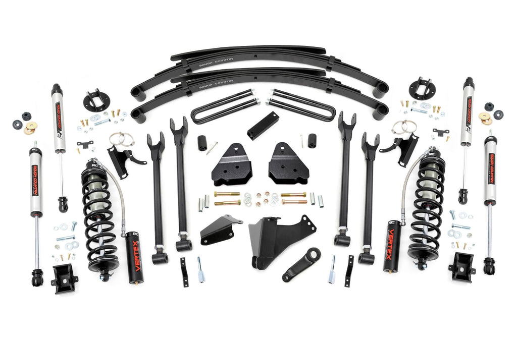 6 Inch Lift Kit | Diesel | 4 Link | RR Spring | C/O V2 | Ford F-250/F-350 Super Duty (05-07) by Rough Country