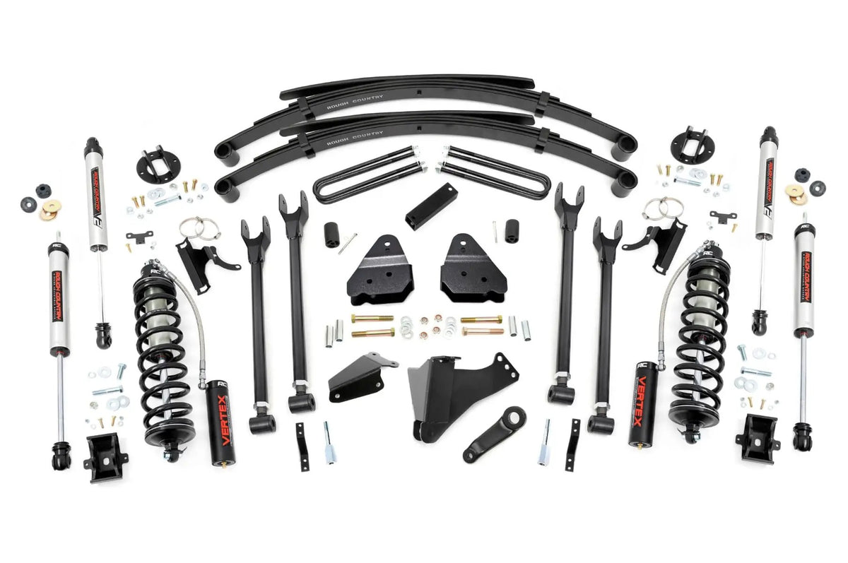 6 Inch Lift Kit | Gas | 4 Link | RR Spring | C/O V2 | Ford F-250/F-350 Super Duty (05-07) by Rough Country