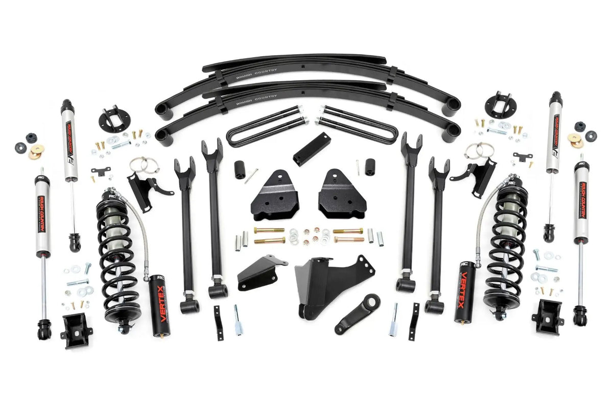 6 Inch Lift Kit | Gas | 4 Link | RR Spring | C/O V2 | Ford F-250/F-350 Super Duty (05-07) by Rough Country