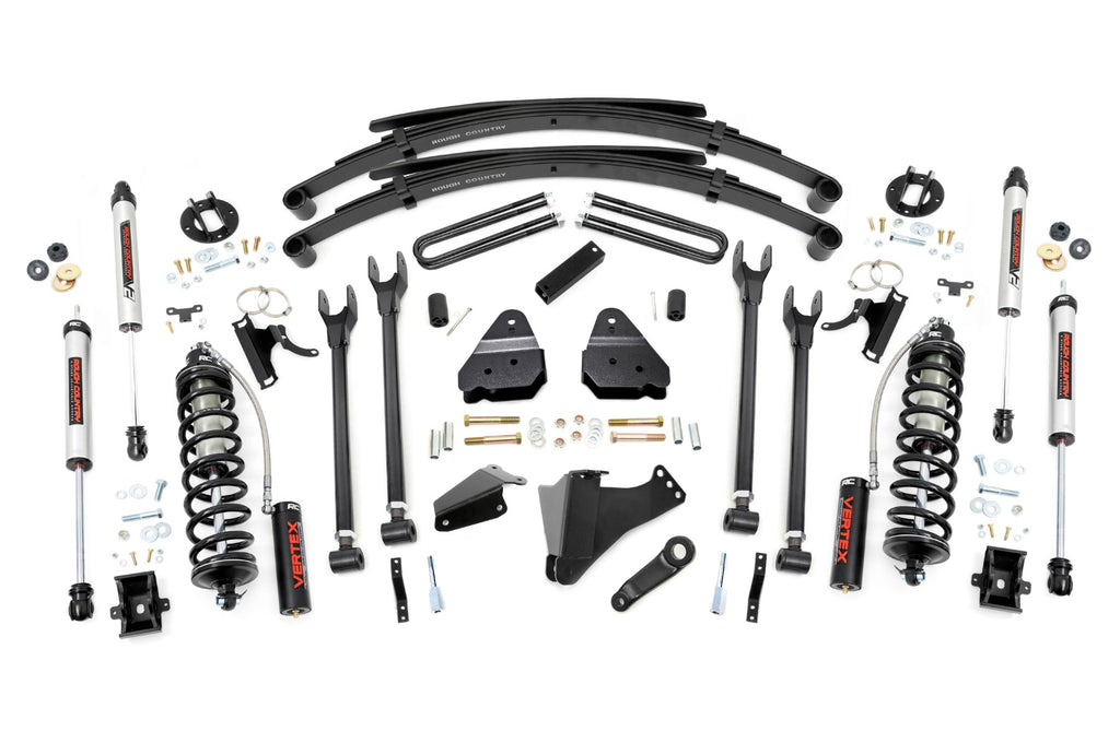 6 Inch Lift Kit | Gas | 4 Link | RR Spring | C/O V2 | Ford F-250/F-350 Super Duty (05-07) by Rough Country