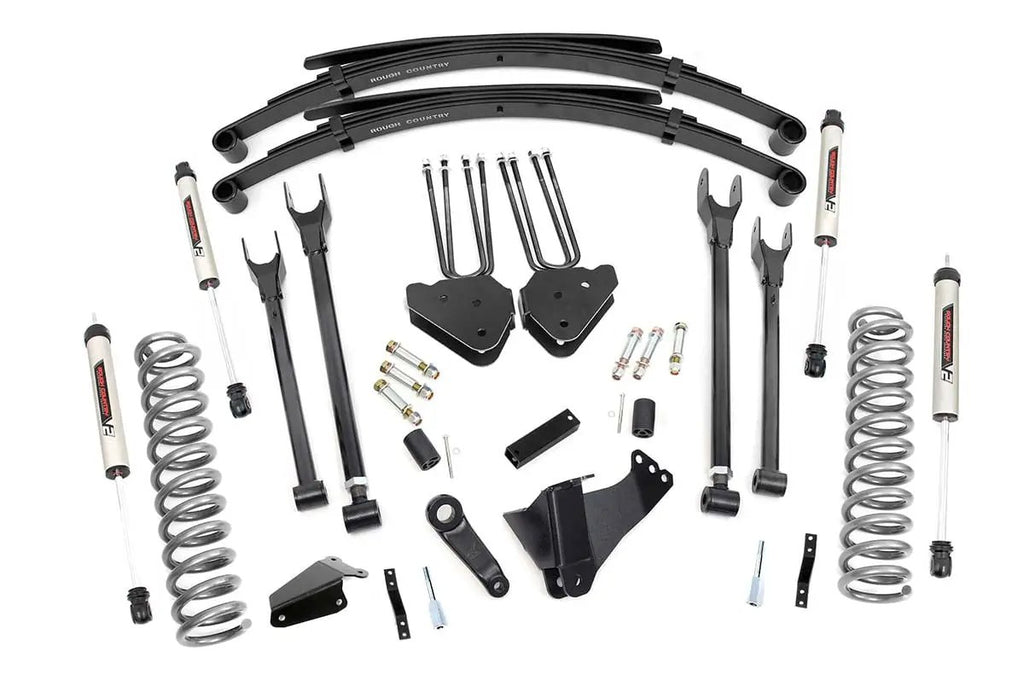 6 Inch Lift Kit | Gas | 4 Link | RR Spring | V2 | Ford F-250/F-350 Super Duty (05-07) by Rough Country