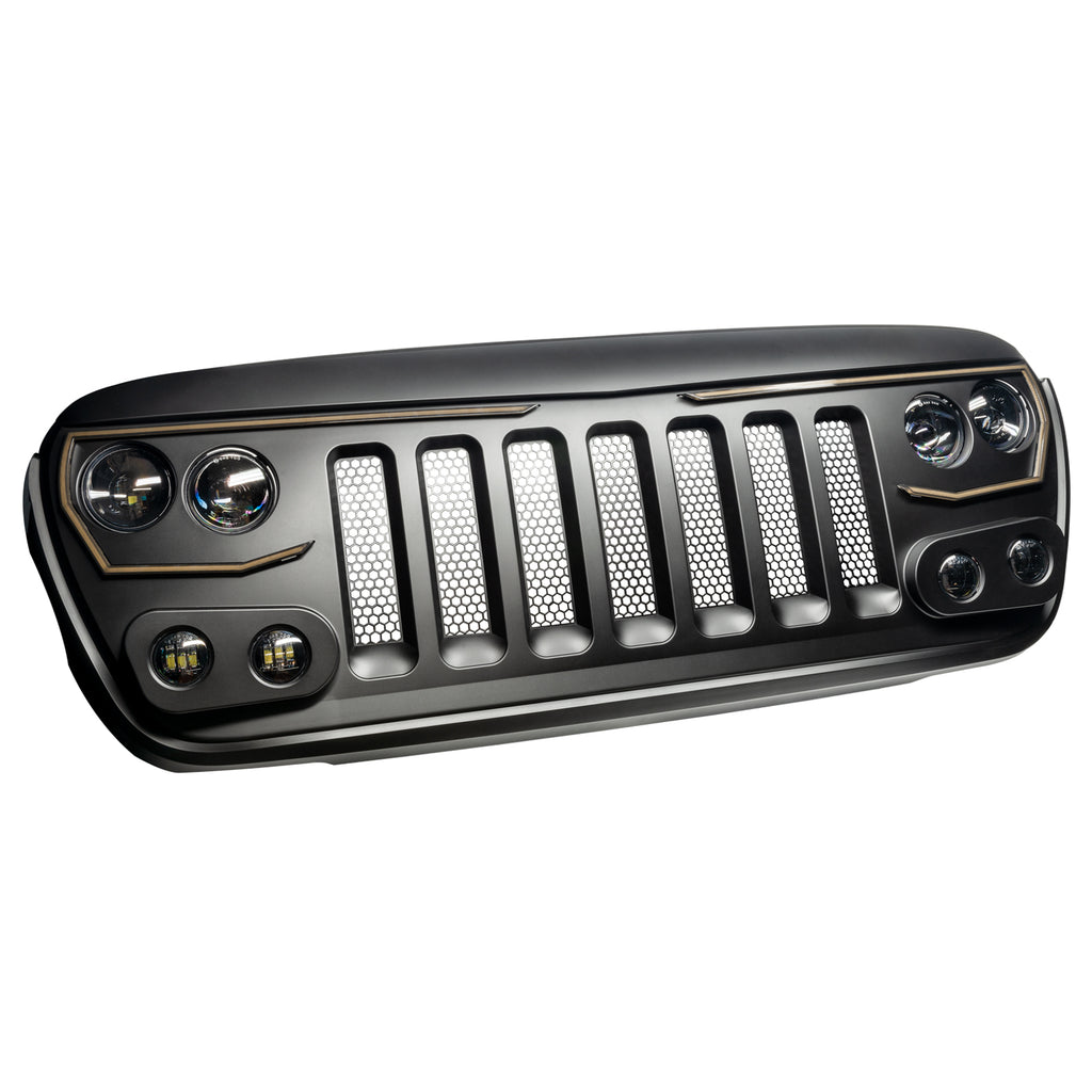 VECTOR(tm) Series Full LED Grill for the Jeep Wrangler JL / Gladiator JT by Oracle Lighting