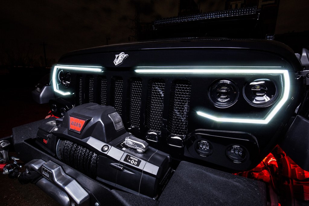 VECTOR(tm) Series Full LED Grill for the Jeep Wrangler JL / Gladiator JT by Oracle Lighting