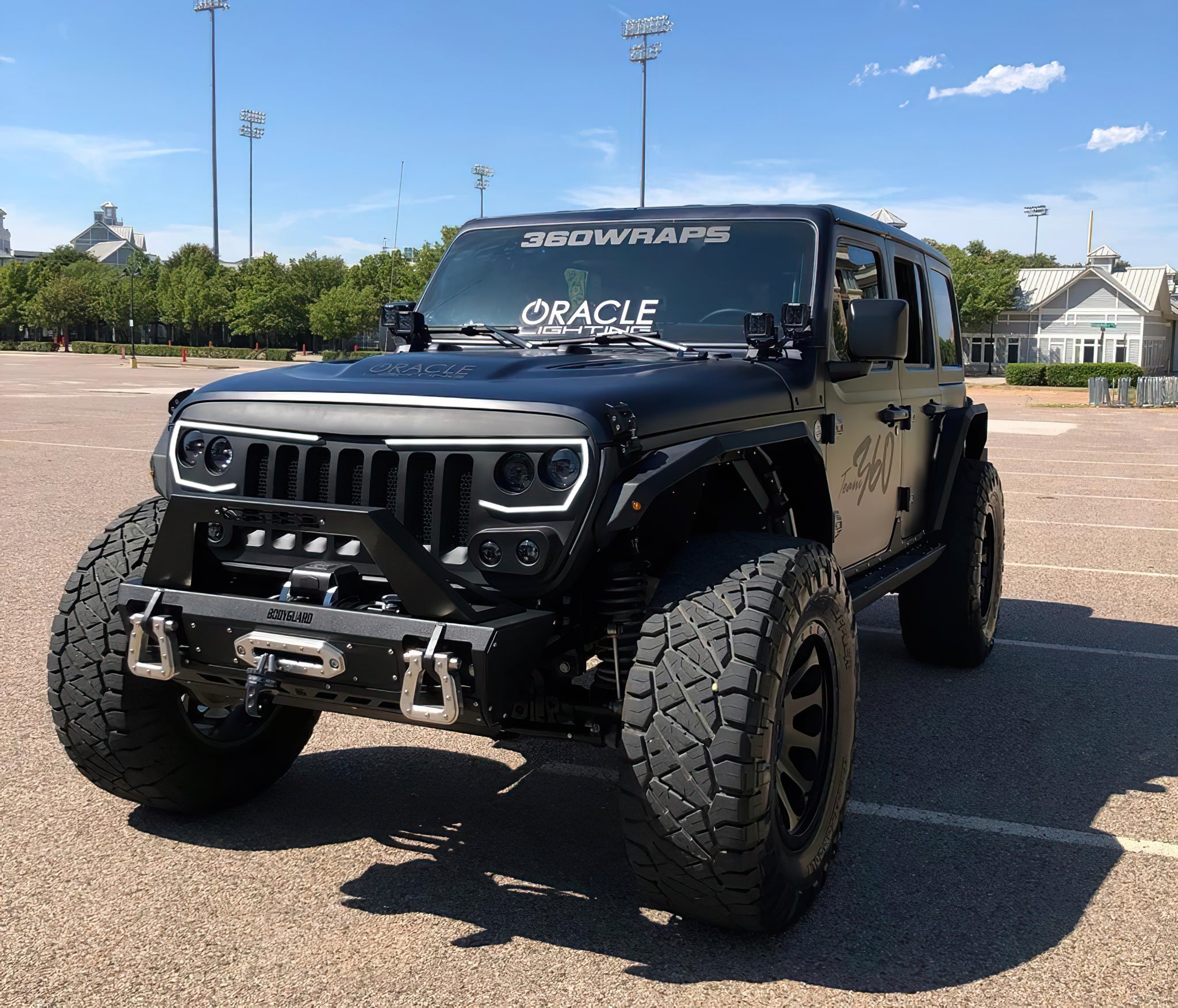 VECTOR(tm) Series Full LED Grill for the Jeep Wrangler JL / Gladiator JT by Oracle Lighting