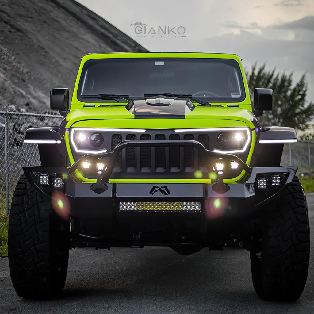 VECTOR(tm) Series Full LED Grill for the Jeep Wrangler JL / Gladiator JT by Oracle Lighting