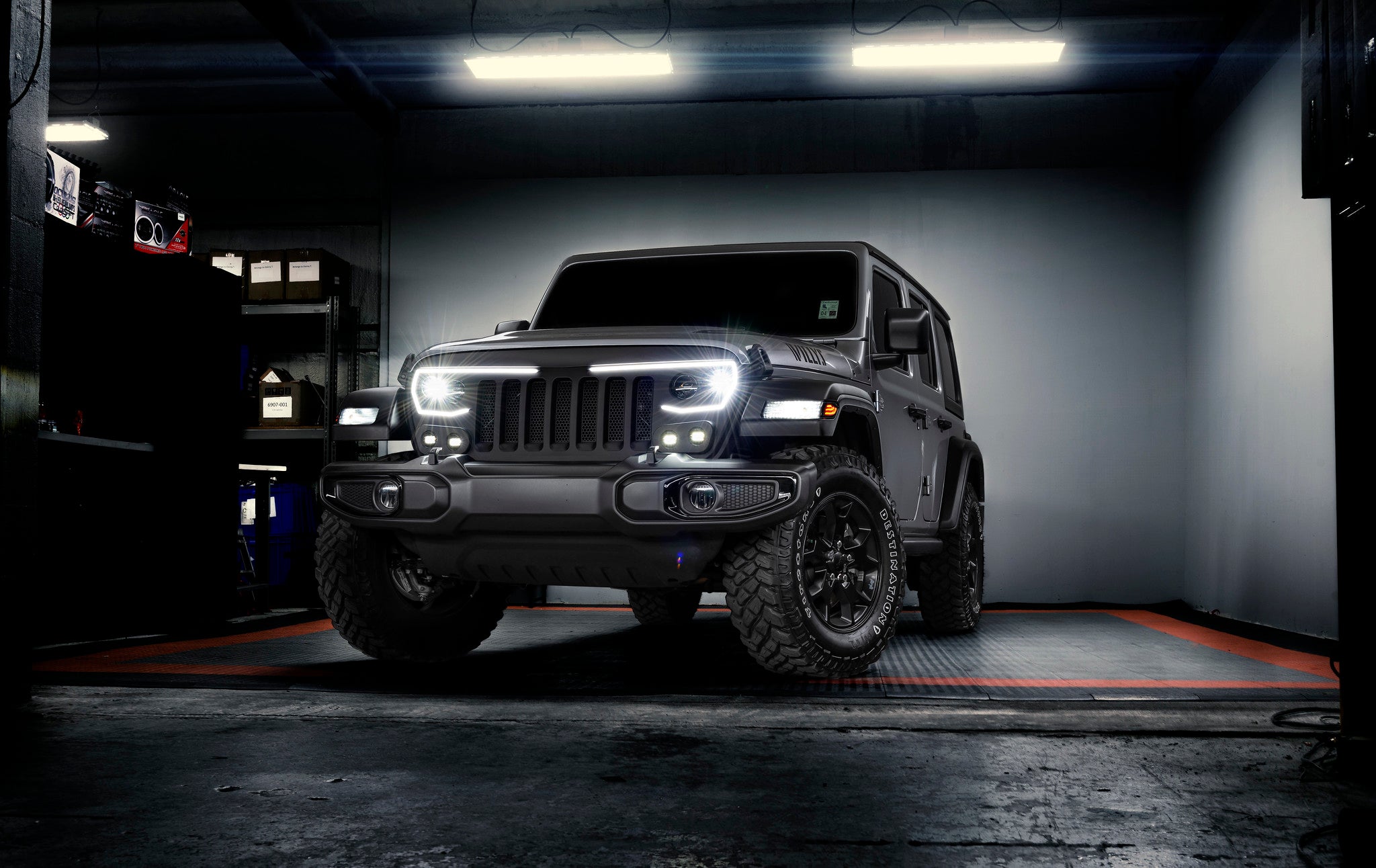 VECTOR(tm) Series Full LED Grill for the Jeep Wrangler JL / Gladiator JT by Oracle Lighting