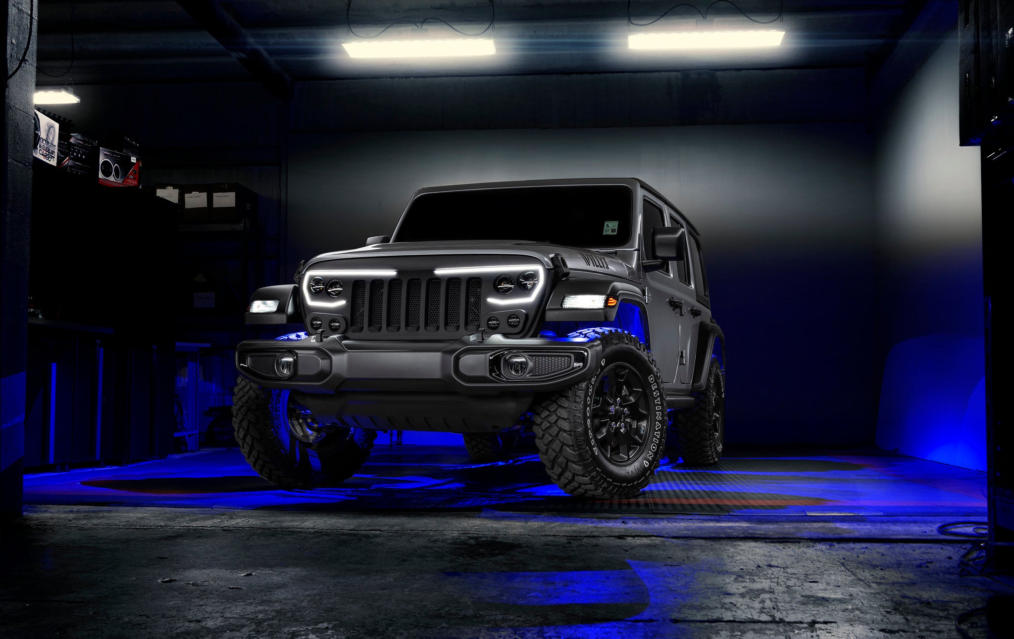VECTOR(tm) Series Full LED Grill for the Jeep Wrangler JL / Gladiator JT by Oracle Lighting