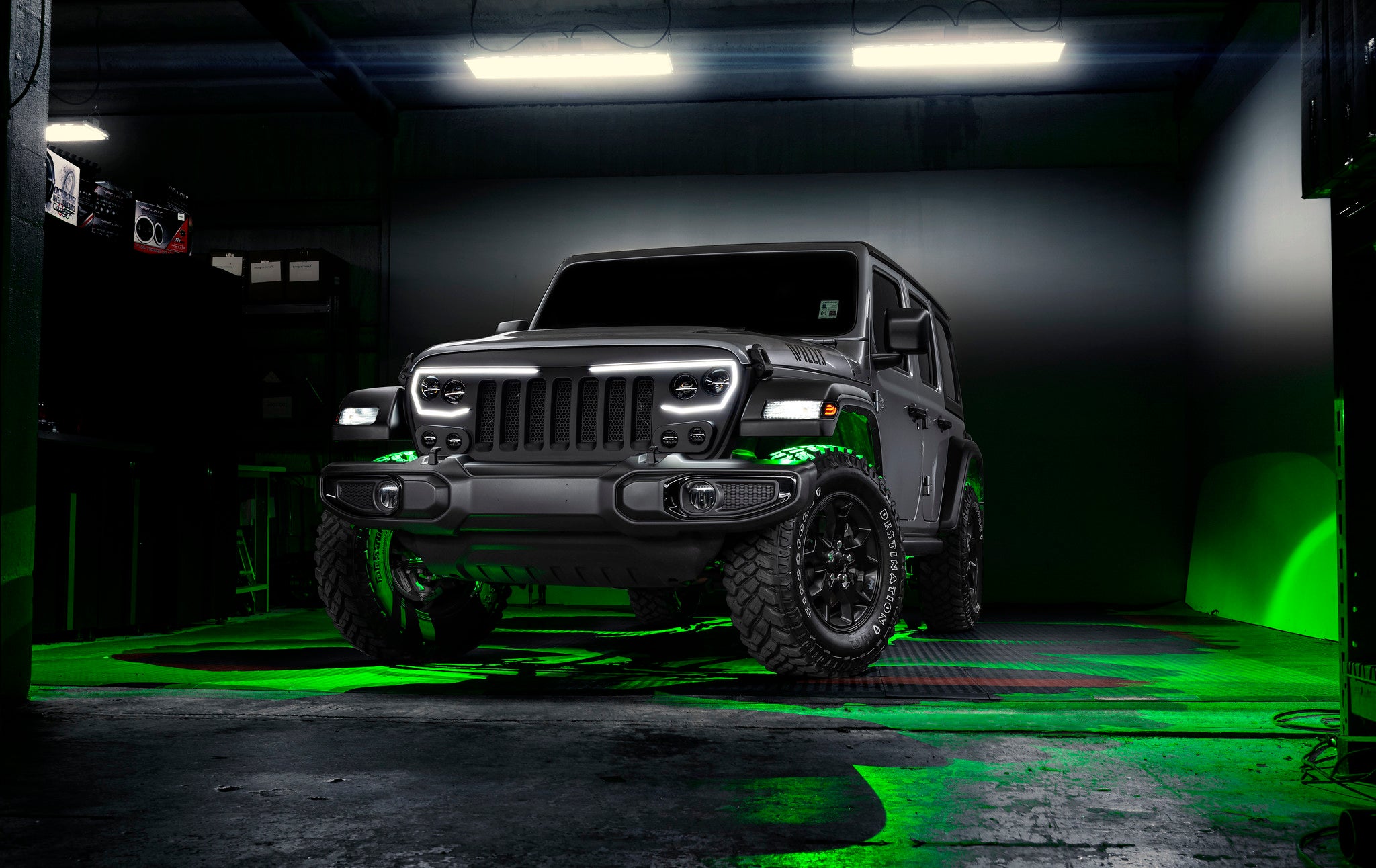 VECTOR(tm) Series Full LED Grill for the Jeep Wrangler JL / Gladiator JT by Oracle Lighting