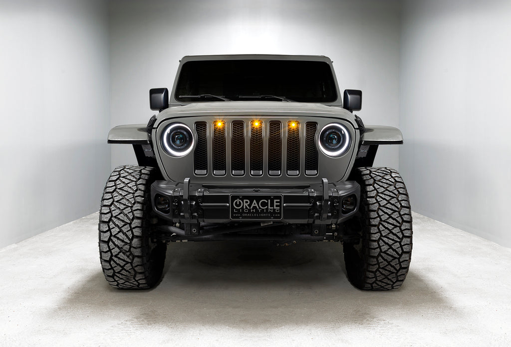 Oculus(TM) Switchback Bi-LED Projector Headlights -Jeep Wrangler JL/Gladiator JT by Oracle Lighting