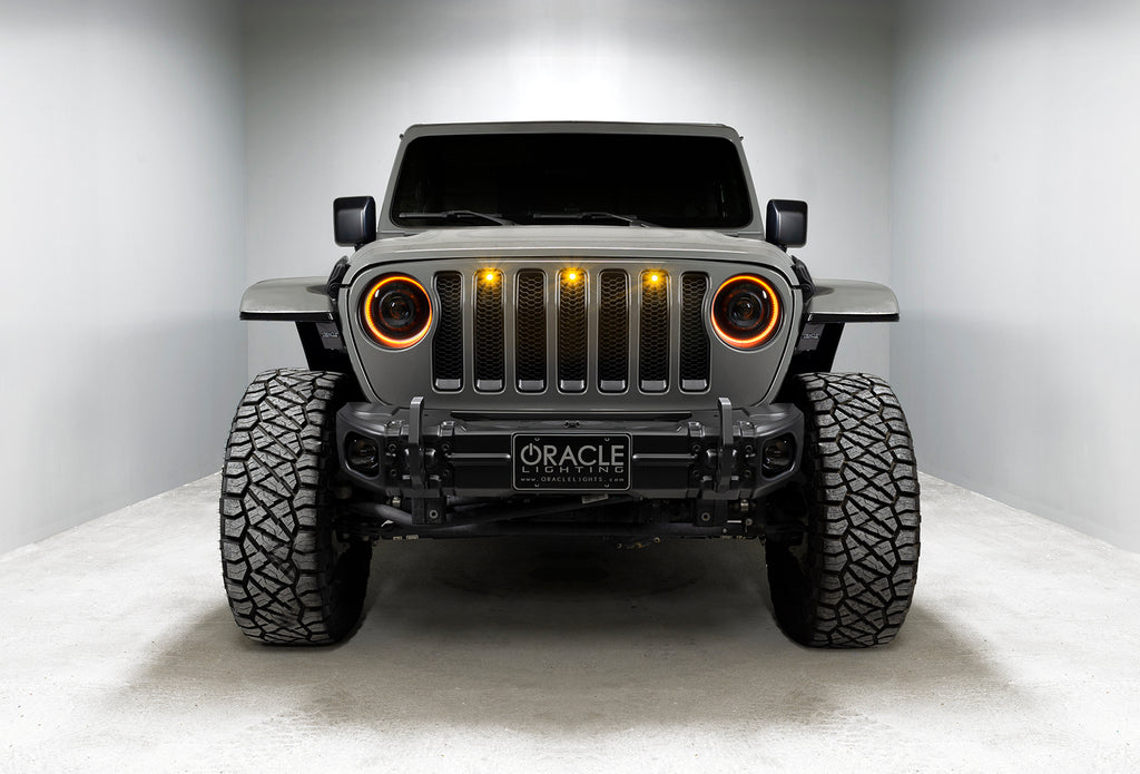 Oculus(TM) Switchback Bi-LED Projector Headlights -Jeep Wrangler JL/Gladiator JT by Oracle Lighting