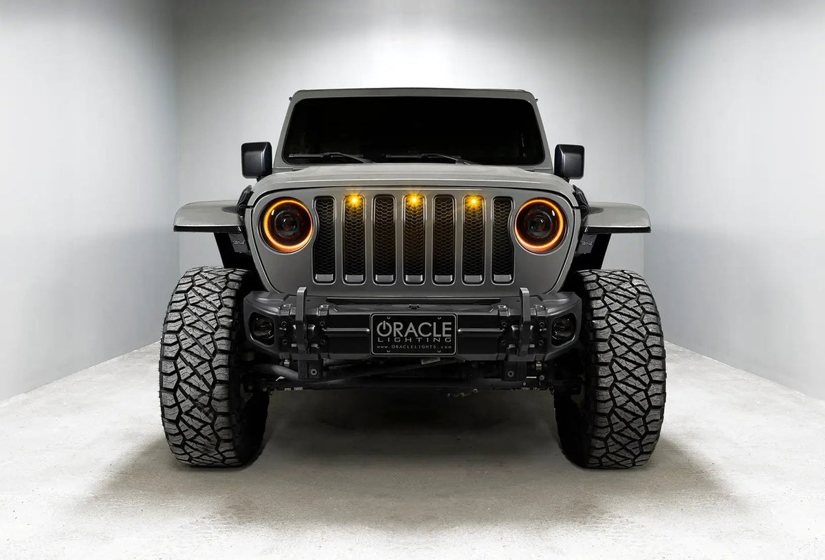 Oculus(TM) Switchback Bi-LED Projector Headlights -Jeep Wrangler JL/Gladiator JT by Oracle Lighting
