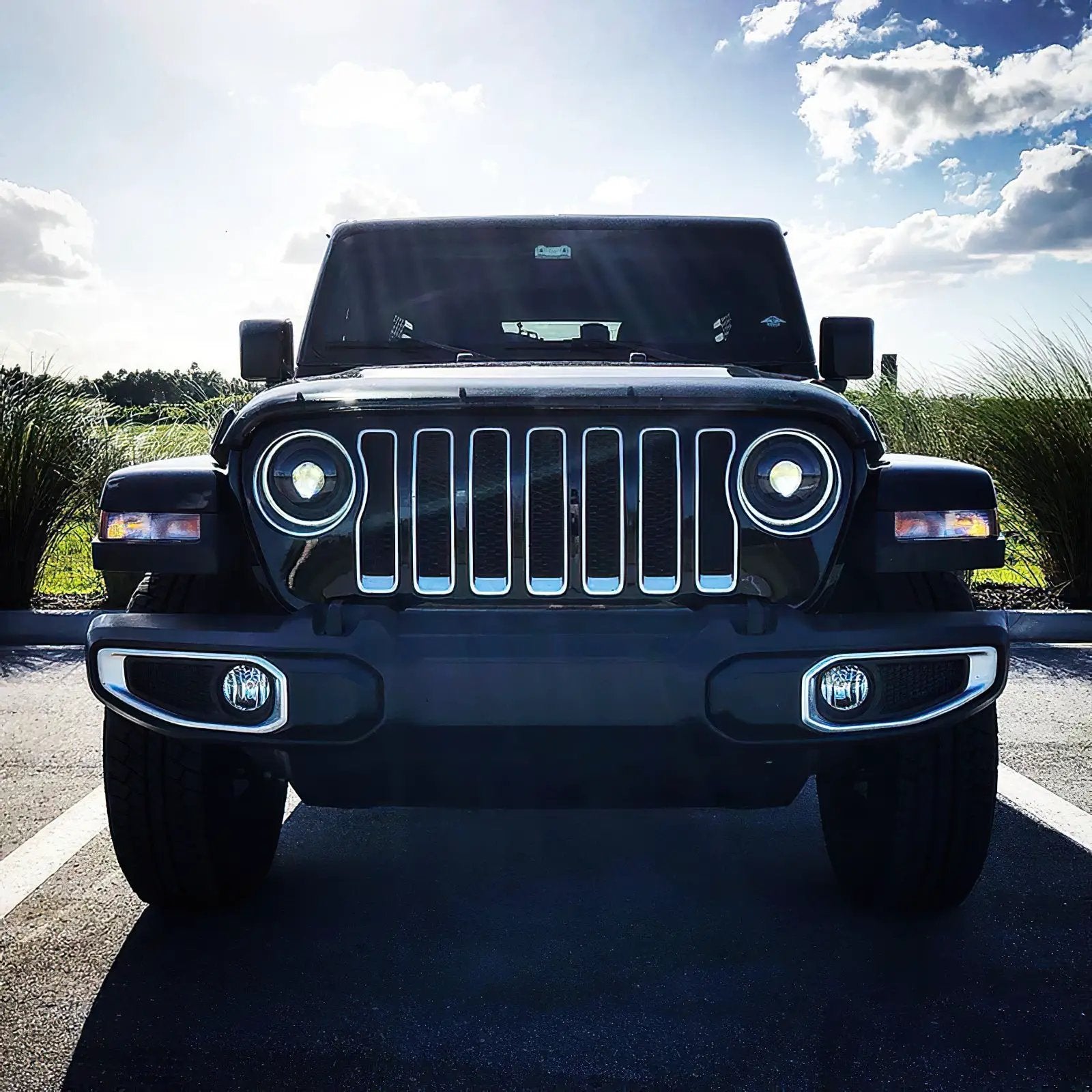 Oculus(TM) Switchback Bi-LED Projector Headlights -Jeep Wrangler JL/Gladiator JT by Oracle Lighting