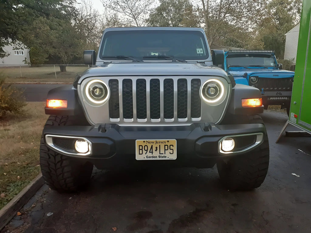 Oculus(TM) Switchback Bi-LED Projector Headlights -Jeep Wrangler JL/Gladiator JT by Oracle Lighting