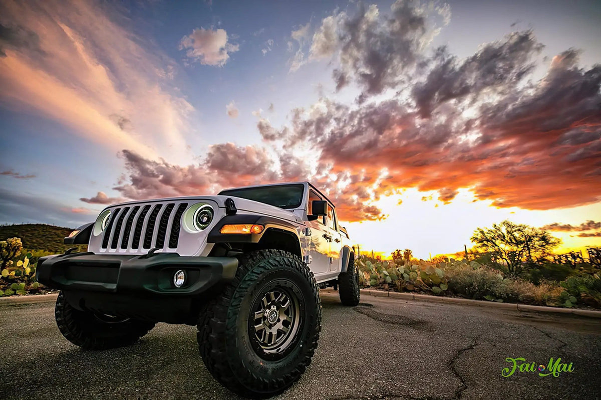 Oculus(TM) Switchback Bi-LED Projector Headlights -Jeep Wrangler JL/Gladiator JT by Oracle Lighting