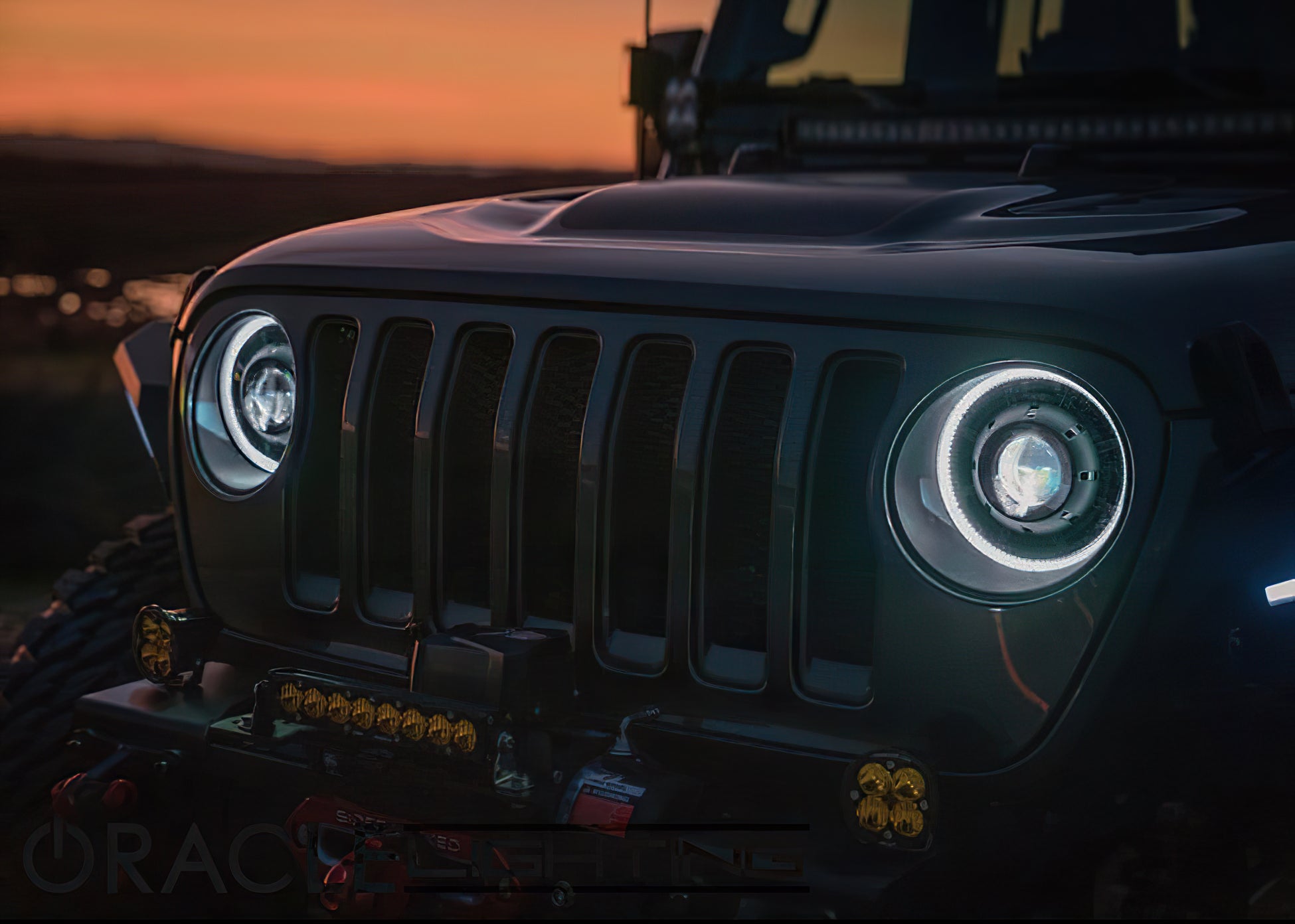 Oculus(TM) Switchback Bi-LED Projector Headlights -Jeep Wrangler JL/Gladiator JT by Oracle Lighting