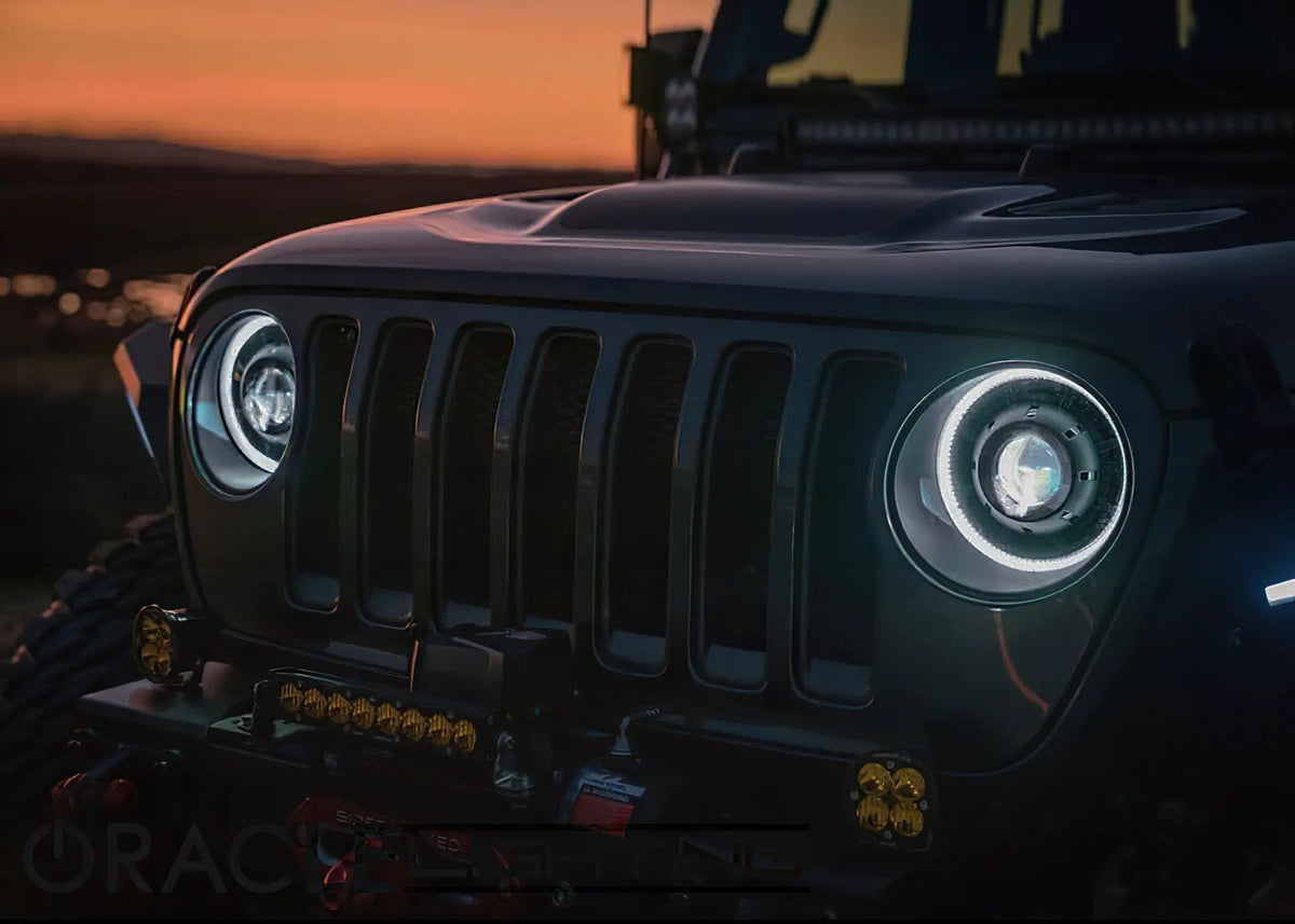 Oculus(TM) Switchback Bi-LED Projector Headlights -Jeep Wrangler JL/Gladiator JT by Oracle Lighting