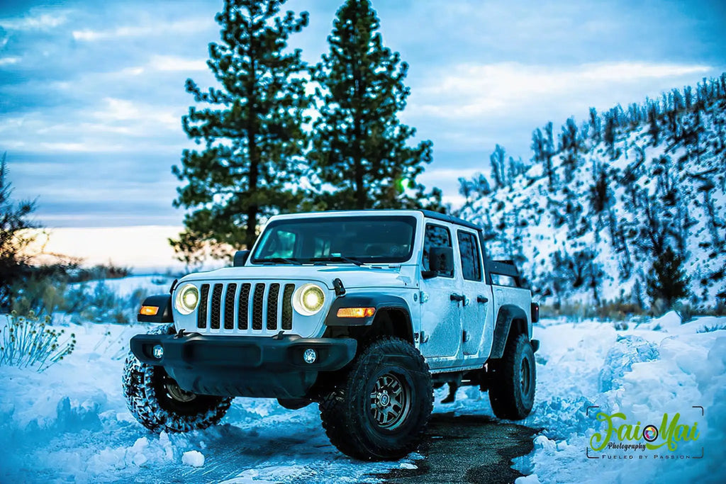 Oculus(TM) Switchback Bi-LED Projector Headlights -Jeep Wrangler JL/Gladiator JT by Oracle Lighting
