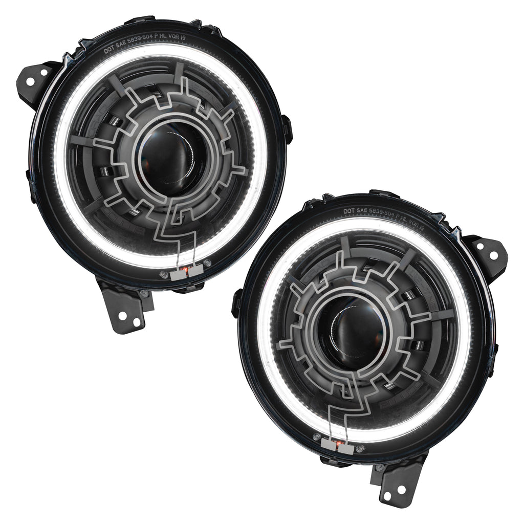 Oculus(TM) Heated Lens Bi-LED Projector Headlights-Jeep Wrangler JL/Gladiator JT by Oracle Lighting