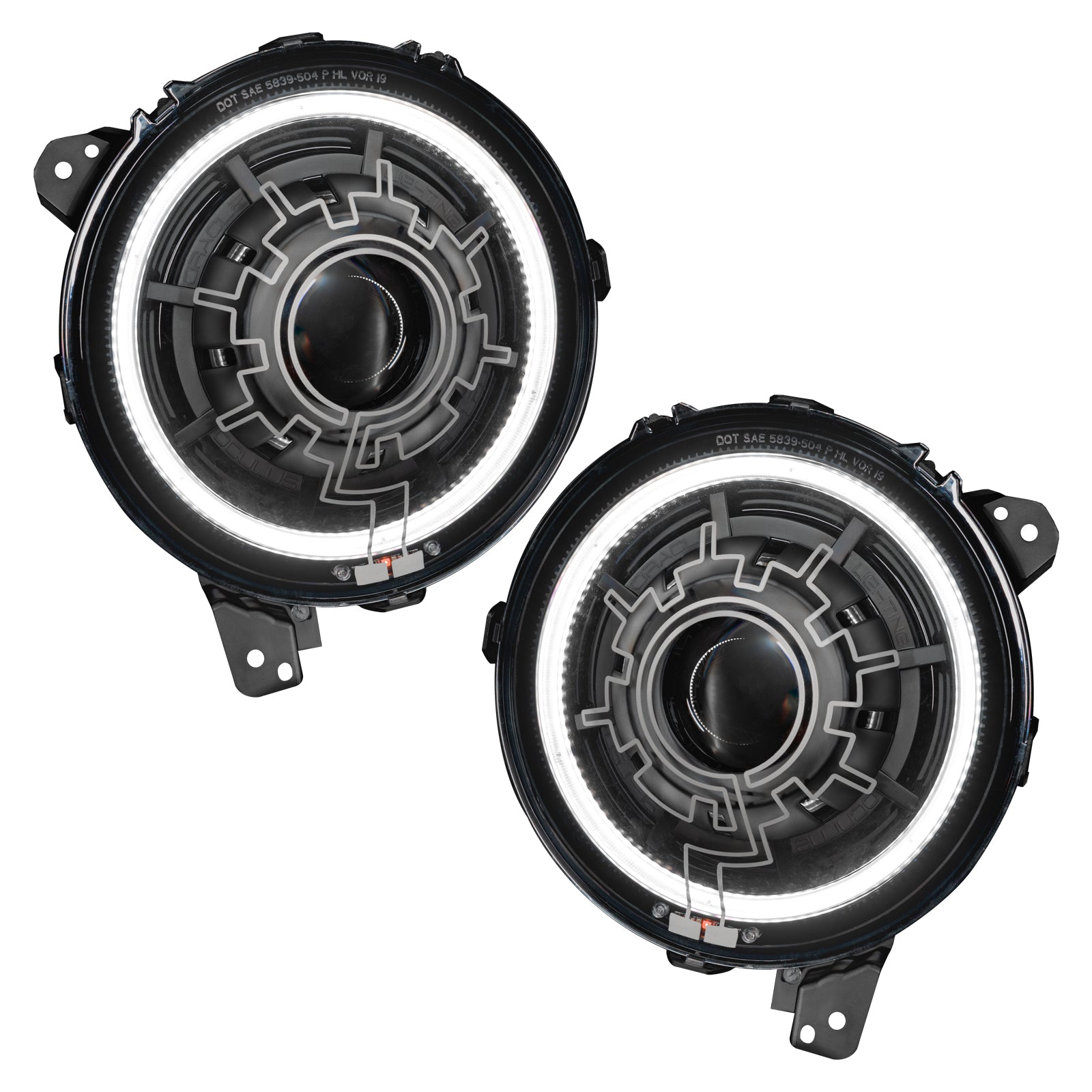 Oculus(TM) Heated Lens Bi-LED Projector Headlights-Jeep Wrangler JL/Gladiator JT by Oracle Lighting