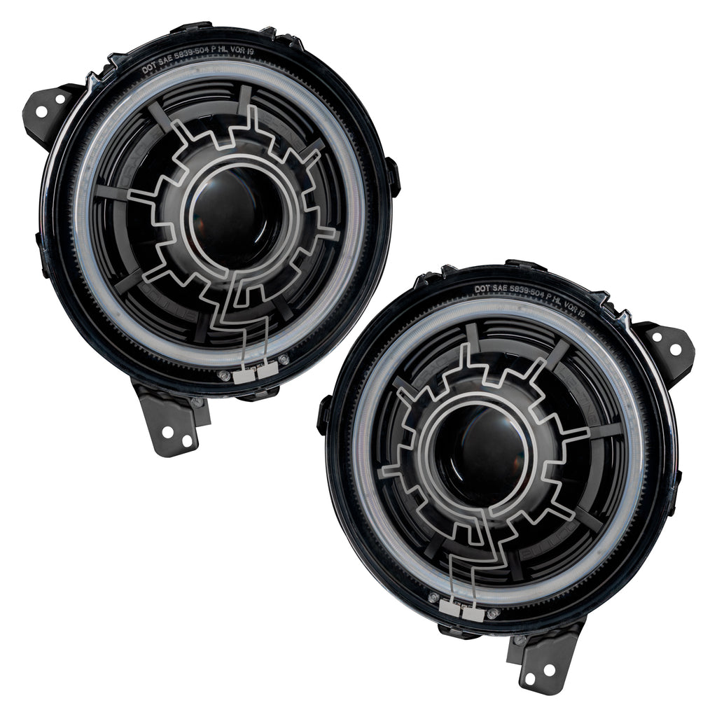 Oculus(TM) Heated Lens Bi-LED Projector Headlights-Jeep Wrangler JL/Gladiator JT by Oracle Lighting