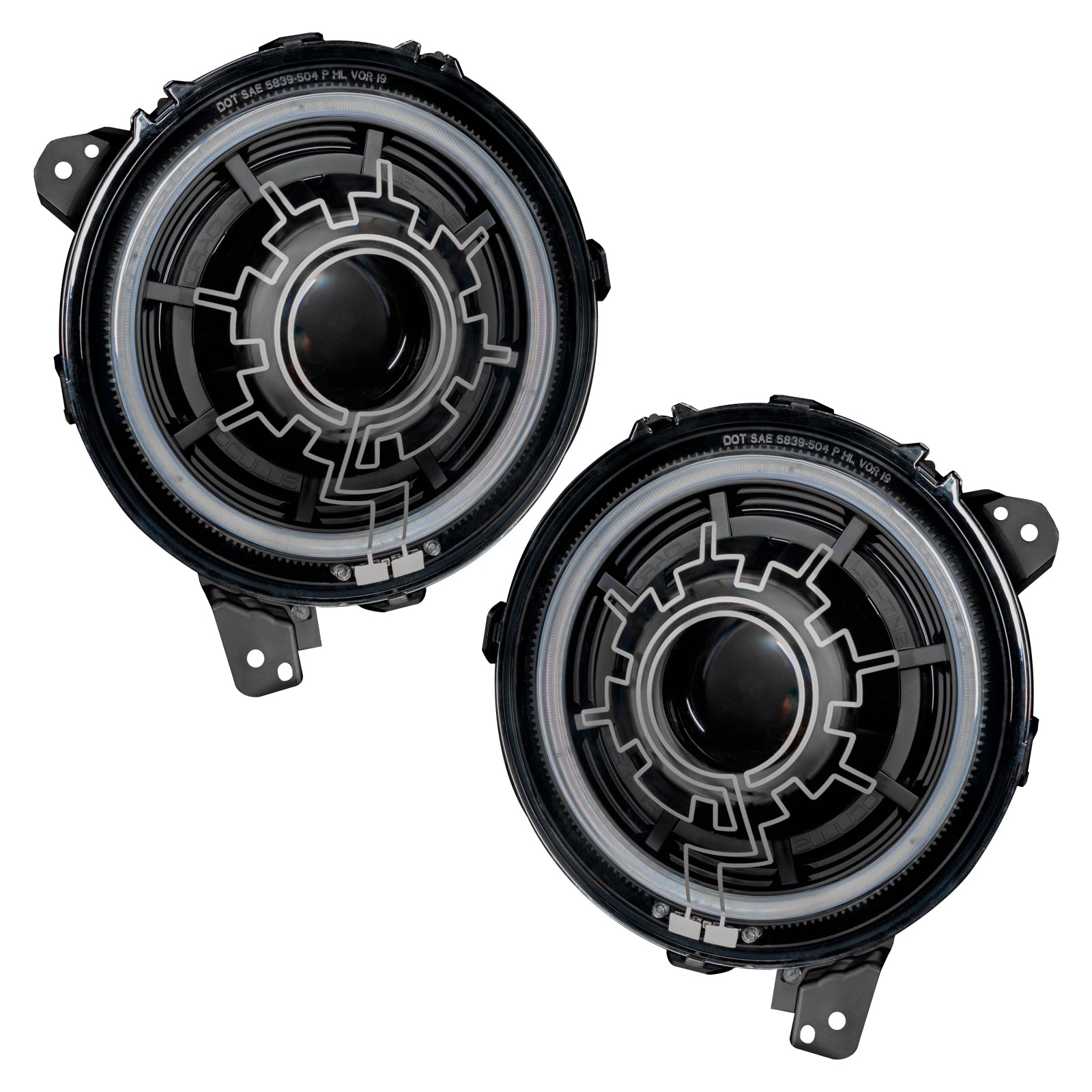 Oculus(TM) Heated Lens Bi-LED Projector Headlights-Jeep Wrangler JL/Gladiator JT by Oracle Lighting
