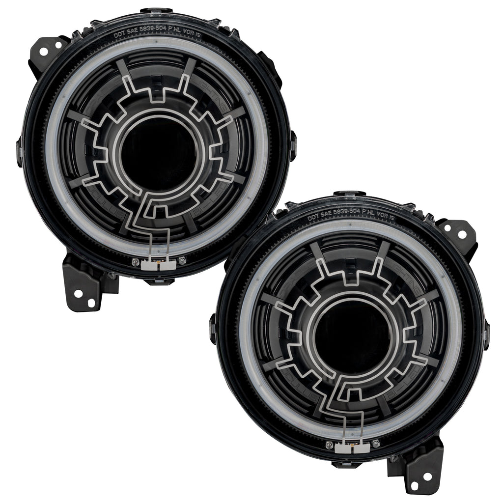 Oculus(TM) Heated Lens Bi-LED Projector Headlights-Jeep Wrangler JL/Gladiator JT by Oracle Lighting