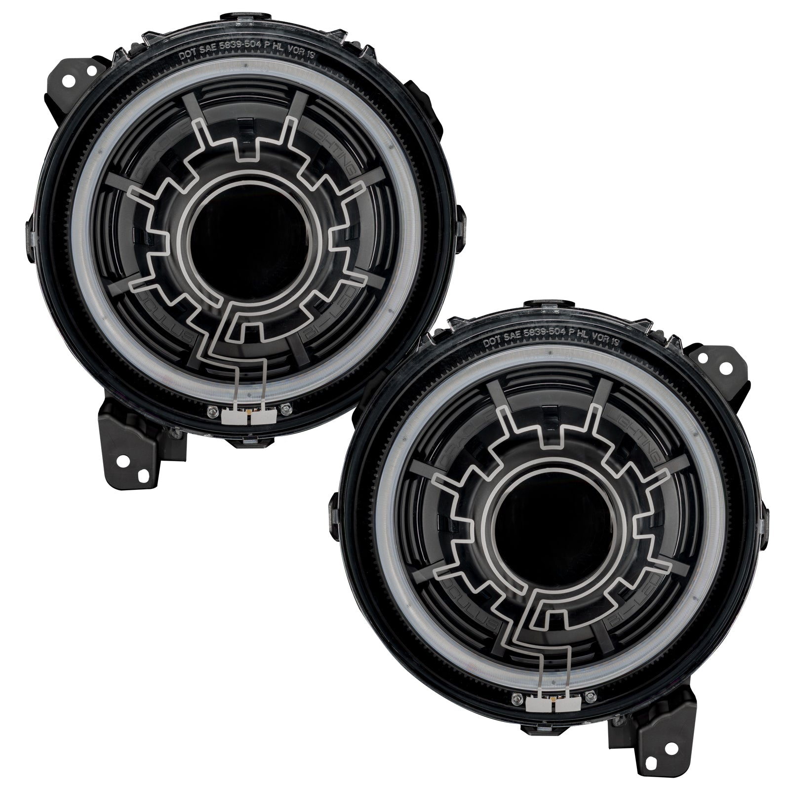 Oculus(TM) Heated Lens Bi-LED Projector Headlights-Jeep Wrangler JL/Gladiator JT by Oracle Lighting