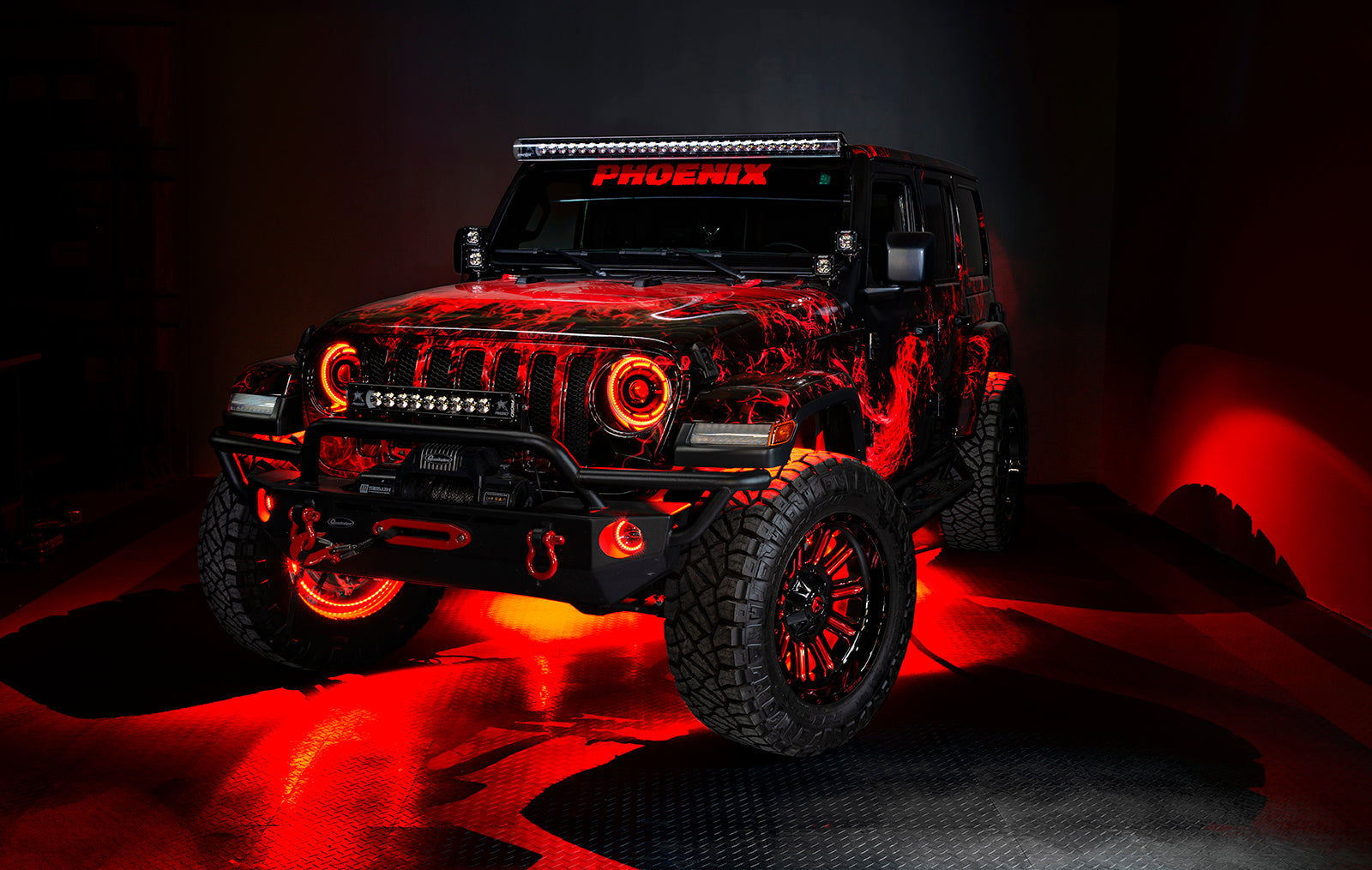 Oculus(tm) ColorSHIFT(r) Bi-LED Projector Headlights for Wrangler JL/Gladiator by Oracle Lighting