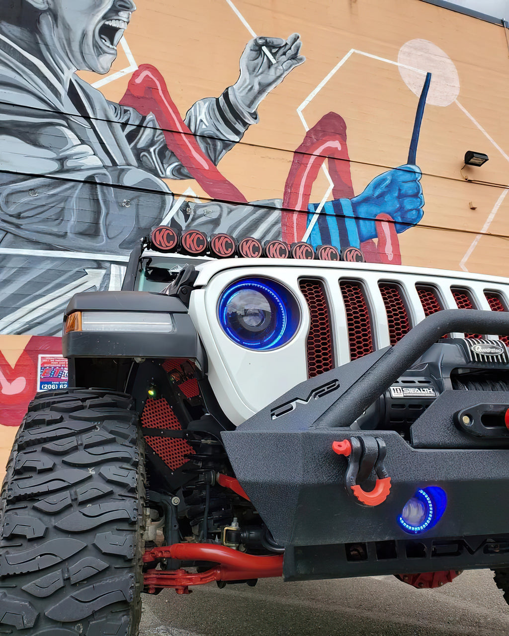 Oculus(tm) ColorSHIFT(r) Bi-LED Projector Headlights for Wrangler JL/Gladiator by Oracle Lighting