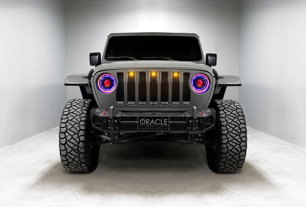 Oculus(tm) ColorSHIFT(r) Bi-LED Projector Headlights for Wrangler JL/Gladiator by Oracle Lighting