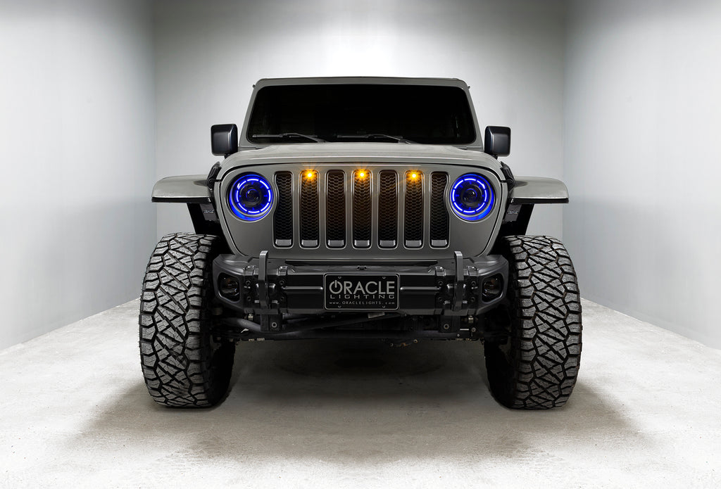 Oculus(tm) ColorSHIFT(r) Bi-LED Projector Headlights for Wrangler JL/Gladiator by Oracle Lighting