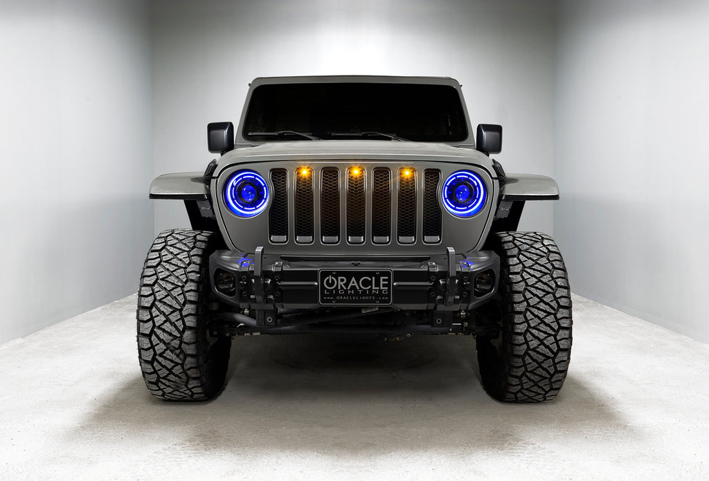 Oculus(tm) ColorSHIFT(r) Bi-LED Projector Headlights for Wrangler JL/Gladiator by Oracle Lighting