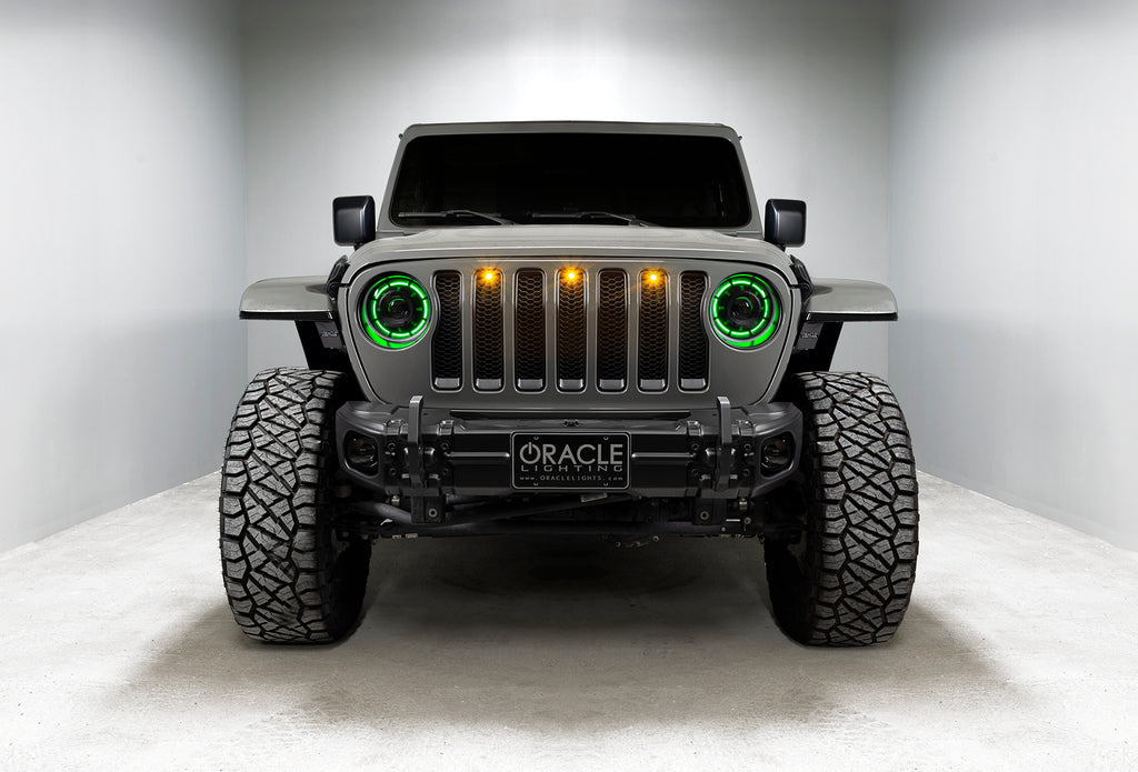 Oculus(tm) ColorSHIFT(r) Bi-LED Projector Headlights for Wrangler JL/Gladiator by Oracle Lighting