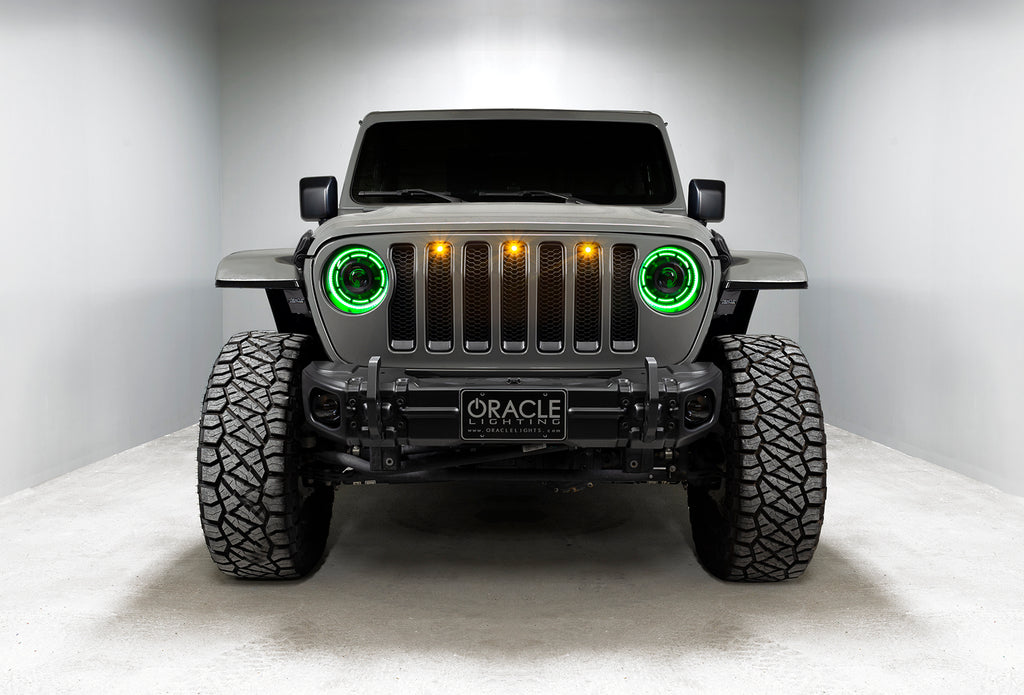 Oculus(tm) ColorSHIFT(r) Bi-LED Projector Headlights for Wrangler JL/Gladiator by Oracle Lighting