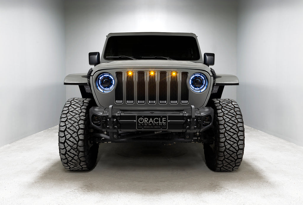 Oculus(tm) ColorSHIFT(r) Bi-LED Projector Headlights for Wrangler JL/Gladiator by Oracle Lighting