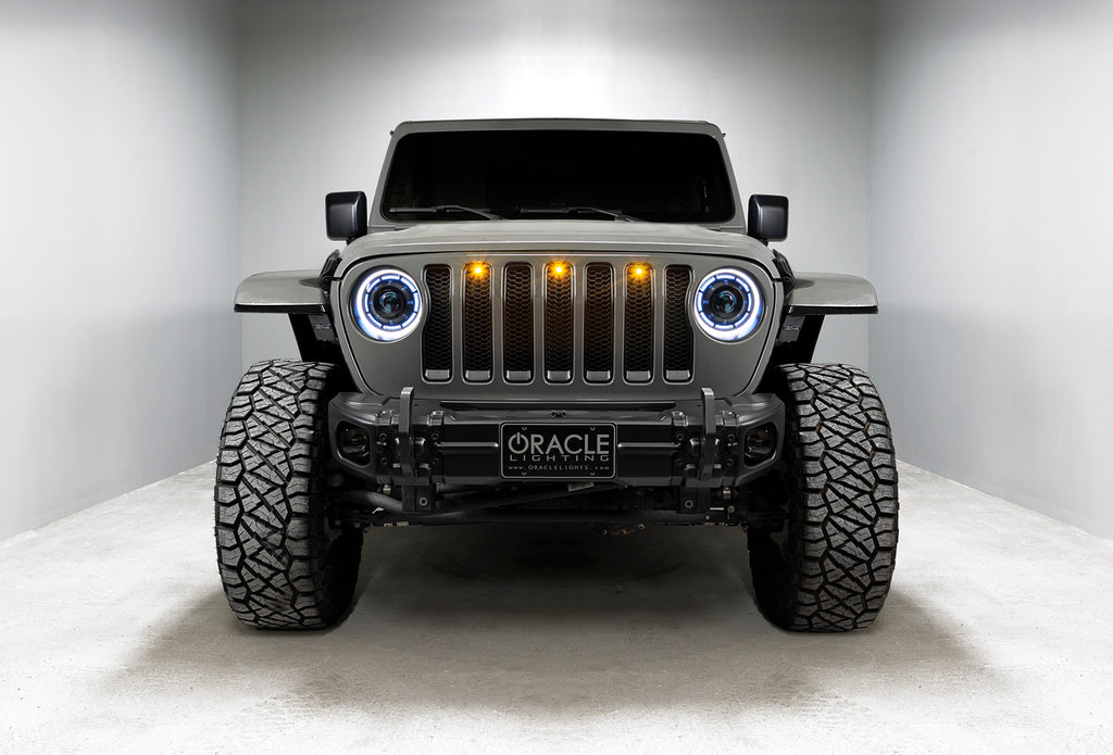 Oculus(tm) ColorSHIFT(r) Bi-LED Projector Headlights for Wrangler JL/Gladiator by Oracle Lighting