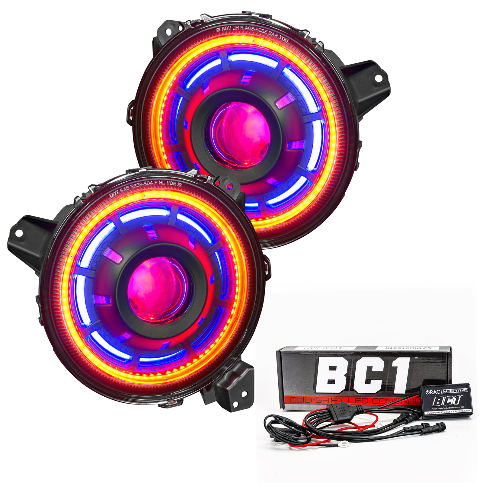 Oculus(TM) Bi-LED Projector Headlights -Jeep Wrangler JL / Gladiator JT by Oracle Lighting