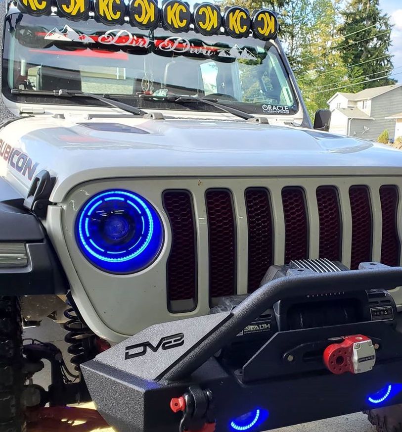 Oculus(TM) Bi-LED Projector Headlights -Jeep Wrangler JL / Gladiator JT by Oracle Lighting