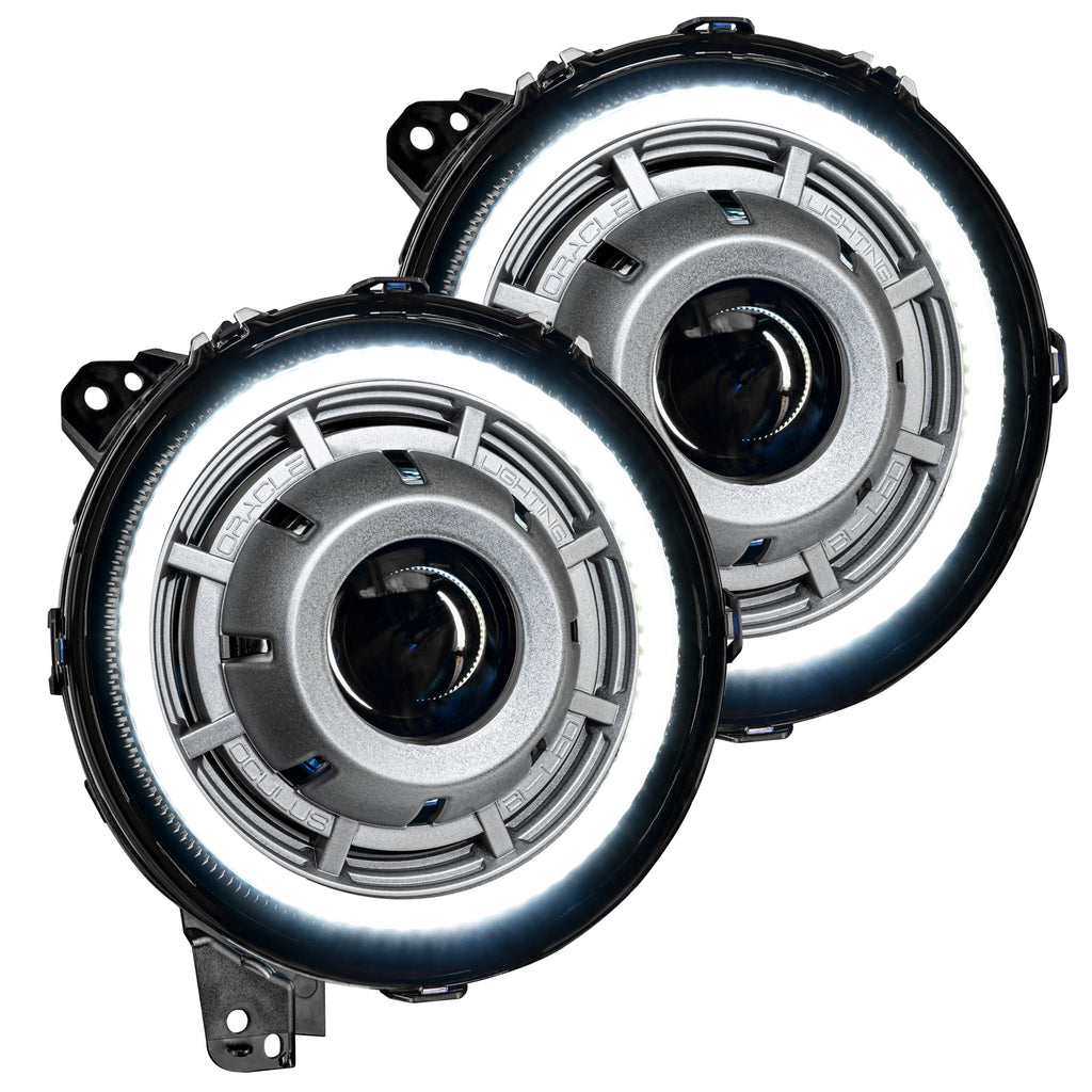 Oculus(tm) Bi-LED Projector Headlights - Satin Silver by Oracle Lighting