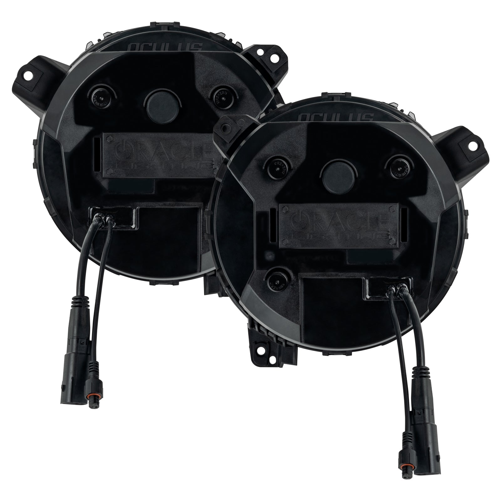 Oculus(tm) Bi-LED Projector Headlights - Satin Silver by Oracle Lighting