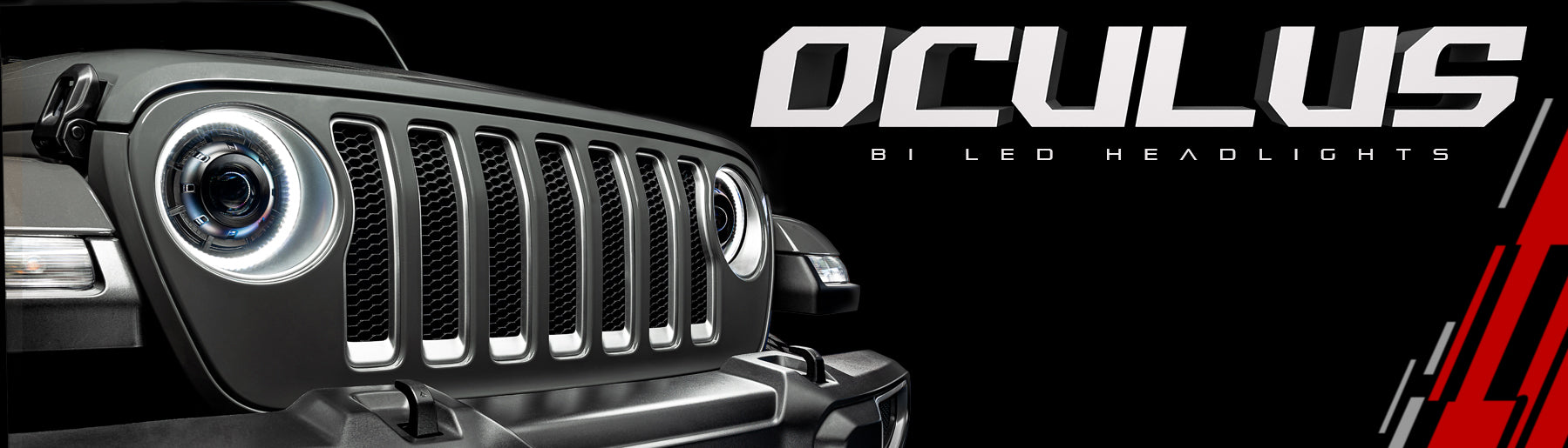 Oculus(TM) Bi-LED Projector Headlights -Jeep Wrangler JL/Gladiator JT by Oracle Lighting