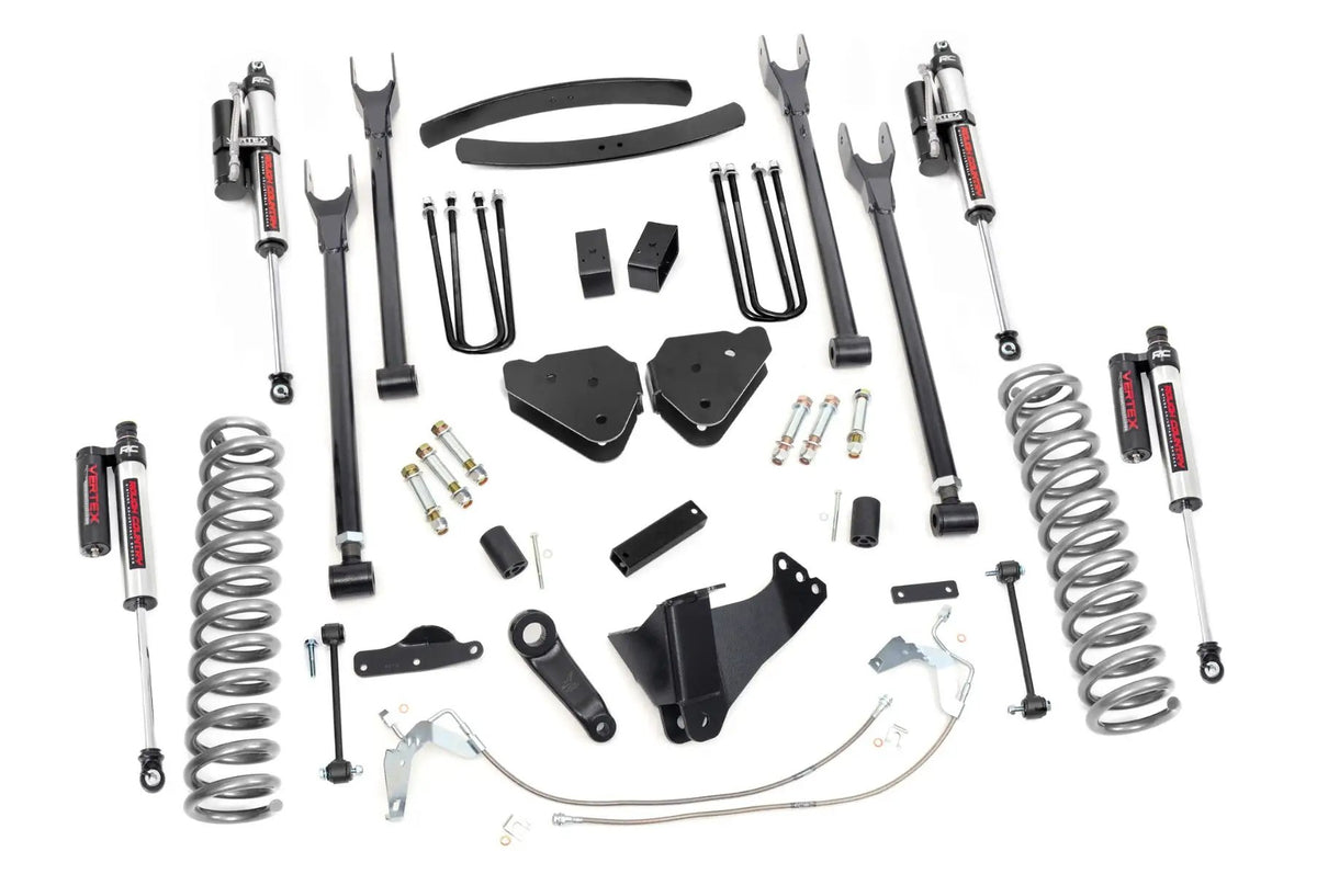 6 Inch Lift Kit | Gas | 4 Link | Vertex | Ford F-250/F-350 Super Duty (08-10) by Rough Country