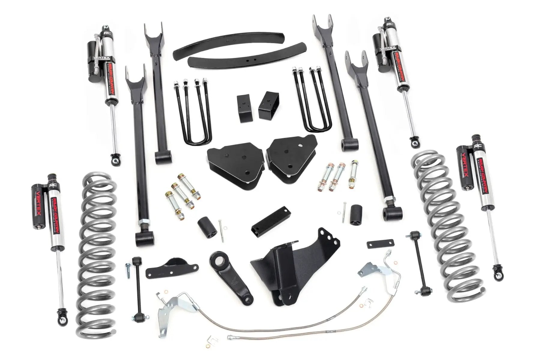 6 Inch Lift Kit | Gas | 4 Link | Vertex | Ford F-250/F-350 Super Duty (08-10) by Rough Country