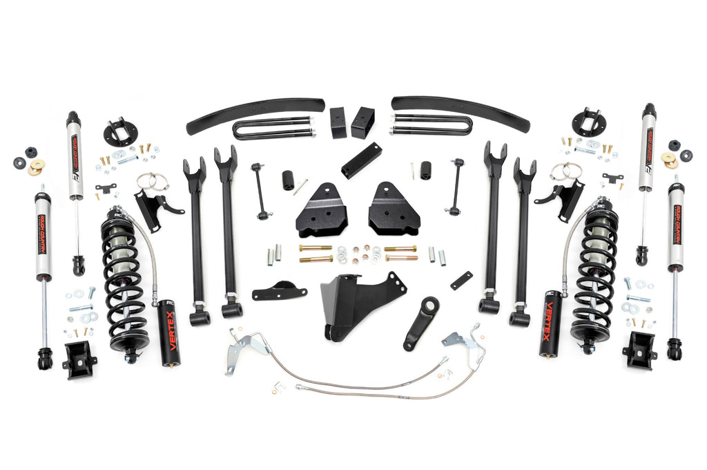 6 Inch Lift Kit | Gas | 4 Link | C/O V2 | Ford F-250/F-350 Super Duty (08-10) by Rough Country