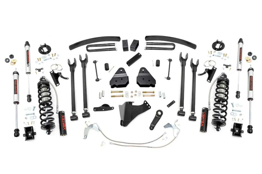6 Inch Lift Kit | Gas | 4 Link | C/O V2 | Ford F-250/F-350 Super Duty (08-10) by Rough Country