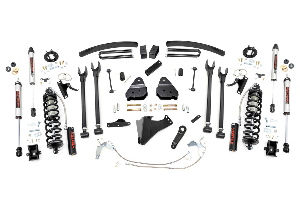 6 Inch Lift Kit | Gas | 4 Link | C/O V2 | Ford F-250/F-350 Super Duty (08-10) by Rough Country