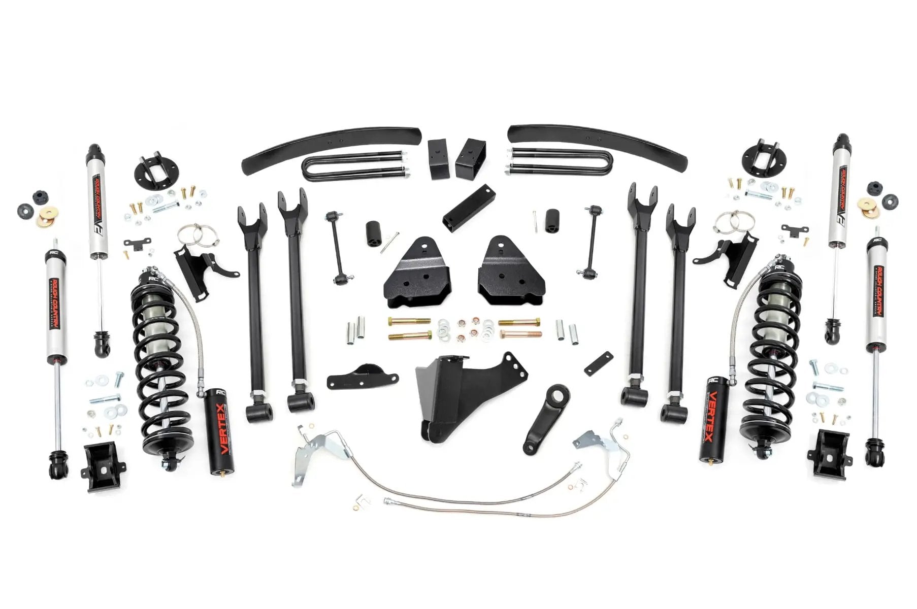 6 Inch Lift Kit | Diesel | 4 Link | C/O V2 | Ford F-250/F-350 Super Duty (08-10) by Rough Country