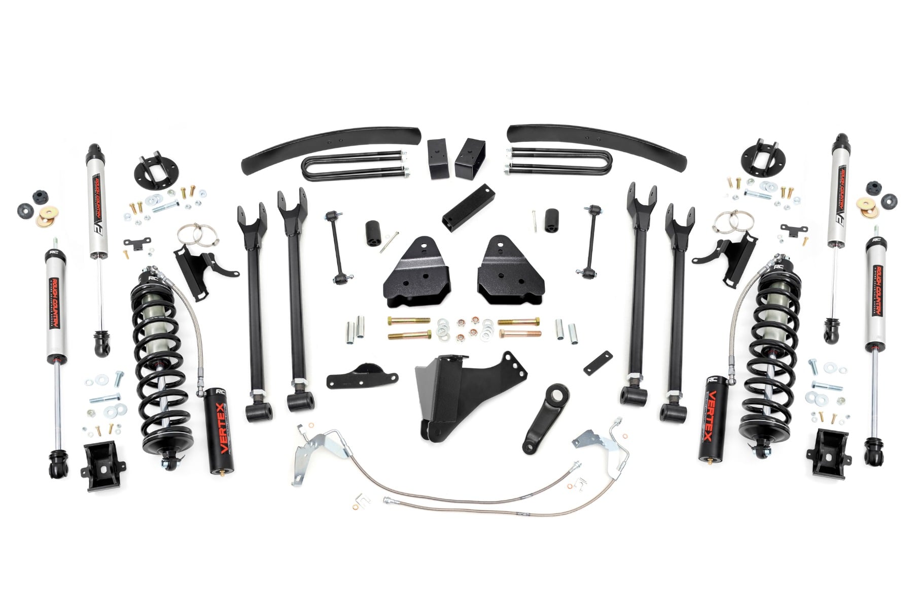 6 Inch Lift Kit | Diesel | 4 Link | C/O V2 | Ford F-250/F-350 Super Duty (08-10) by Rough Country